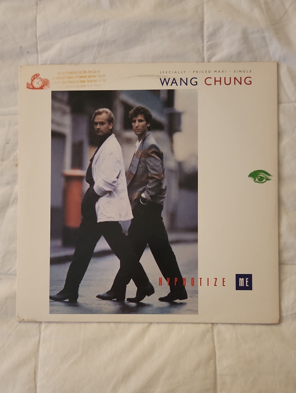 Wang Chung: Hypnotize Me 12" Vinyl Single -- DJ COPY NEVER PLAYED